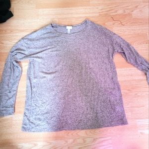 A new day gray light weight sweater